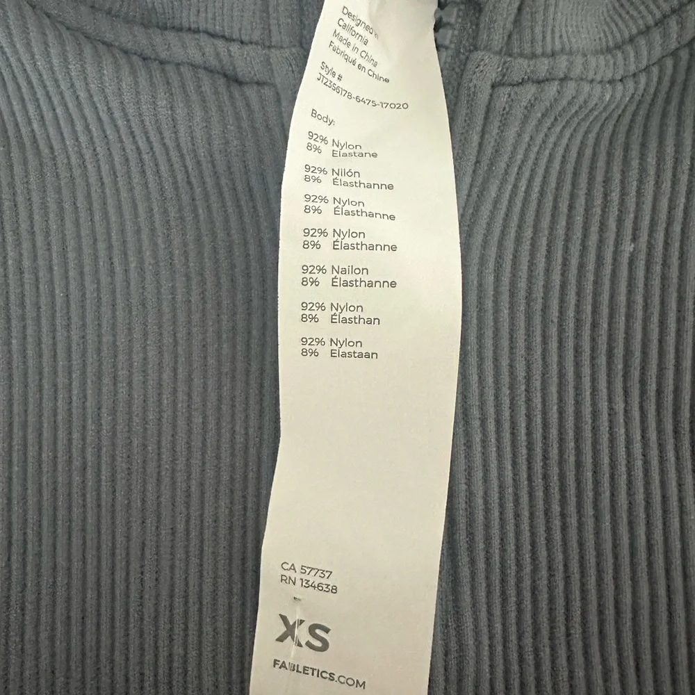 Fabletics Ribbed Zip-Up Jacket - Picture 3 of 3